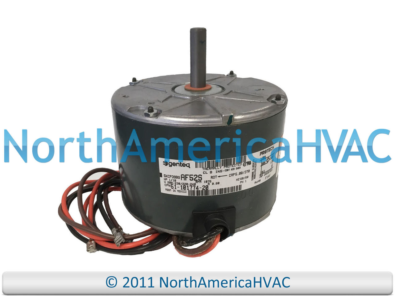 OEM Replacement Condenser Fan Motor – 1/4 HP 460V – Fits GE Genteq 5KCP39MFY985S